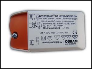 OSRAM | Трансформатор регулятор тока OT 18W/220-240/ 700mA DIM OSTAR Osram
